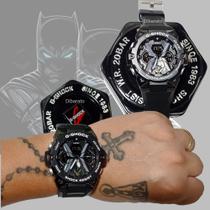 Relógio digital Preto Shock Militar Batman Masculino