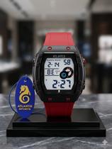 Relógio Digital Quadrado A Prova D Água, Relógio Atlantis Original Pulseira de Borracha Relógio Digital Quadrado A Prova D Água, Relógio Atlantis Original Pulseira de Borracha