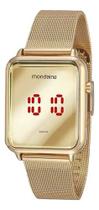 Relógio Digital Quadrado Espelhado Mondaine Original Moderno 32721LPMVDE1 Relógio Digital Quadrado Espelhado Mondaine Original Moderno 32721LPMVDE1