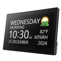 Relógio digital Raynic Large Display Calendar 20 alarmes