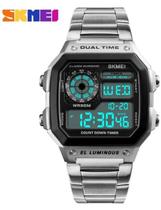 Relógio Digital SKMEI 1335 Masculino Esportivo Dual Time Prova D'água EL Luminoso Relógio Digital SKMEI 1335 Masculino Esportivo Dual Time Prova D'água EL Luminoso