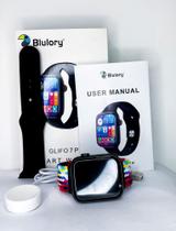 Relógio digital Smart Glifo 7 P PRETO Com Duas Pulseiras - Blulory