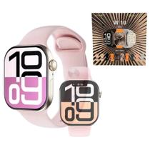 Relógio digital Smart Watch W10 46mm series 10 com 10 pulseiras