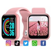 Relógio digital Smartwatch D20 Android IOS Inteligente 2023