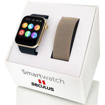 Relógio Digital Smarwatch Seculus Dourado Original 1 Ano de Garantia