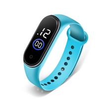 Relógio Digital Sport Led Masculino Feminino Adulto Infantil Azul bebe