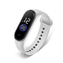 Relógio Digital Sport Led Masculino Feminino Adulto Infantil Branco