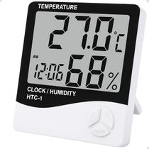 Relógio Digital Termo Higrômetro The Visionaries Medidor Sensor Externo Interno Termômetro Temperatura Umidade Lcd Displ Relógio Digital Termo Higrômetro The Visionaries Medidor Sensor Externo Interno Termômetro Temperatura Umidade Lcd Displ