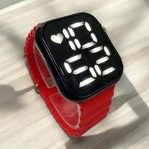Relogio Digital Ultra Prova Dagua Vermelho