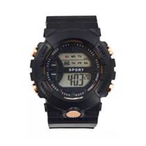 Relógio Digital Unisex Data Calendário Semana Alarme Esportivo à Prova d'água com Pulseira de Silicone Adulto Infantil Relógio Digital Unisex Data Calendário Semana Alarme Esportivo à Prova d'água com Pulseira de Silicone Adulto Infantil