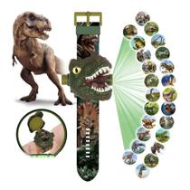 Relógio Dinossauro Luzes Projetor Infantil Tiranossauro Rex Relógio Dinossauro Luzes Projetor Infantil Tiranossauro Rex