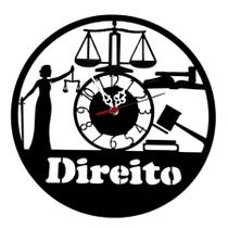 Relógio Direito Em Mdf