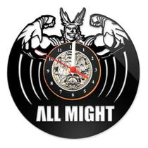 Relógio Disco De Vinil All Might Boku No Hero Anime Geek Relógio Disco De Vinil All Might Boku No Hero Anime Geek