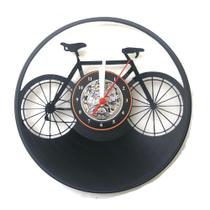 Relógio Disco de Vinil Bike Bicicleta Decoração - Avelar Criações