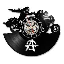 Relógio Disco De Vinil Filhos Da Anarquia Decoração