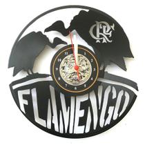 Relógio Disco De Vinil, Flamengo, Time, Decoração, Presente