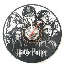 Relógio Disco de Vinil, Harry Potter, Hp, Potterhead, Decoração, Hermione, Ronald, Snape