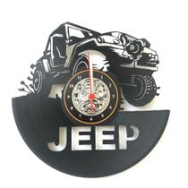 Relógio Disco de Vinil, Jeep, Carro, Adventure, Decoração, Aventura, Presente - Avelar Criações