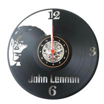 Relógio Disco de Vinil John Lennon Música Cantor Beatles