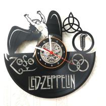 Relógio Disco De Vinil, Led Zeppelin, Rock, Decoração, Banda - Avelar Criações