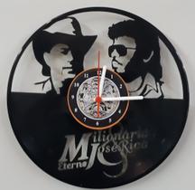 Relógio Disco de Vinil, Milionário e José Rico, Decoração, Música
