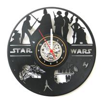 Relógio Disco de Vinil, Star Wars, Guerra nas Estrelas, Decoração, Filme - Avelar Criações
