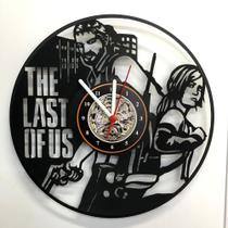 Relógio Disco de Vinil, The Last Of Us, Videogame, Jogo, Gamer - Avelar Criações
