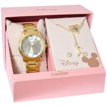 Relógio Disney Cinderela Original Feminino Condor Dourado Relógio Disney Cinderela Original Feminino Condor Dourado
