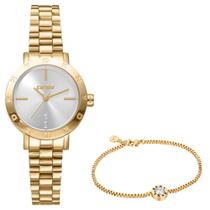 Relógio Dkny Feminino Ref: Dk1l165m0065 Dourado + Semijóia Relógio Dkny Feminino Ref: Dk1l165m0065 Dourado + Semijóia
