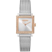 Relógio Dkny Feminino Ref: Dk1l173m0135 Fashion Retangular Bicolor Relógio Dkny Feminino Ref: Dk1l173m0135 Fashion Retangular Bicolor