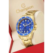 Relógio dourado e azul masculino 42mm Champion original CA31266Z Relógio dourado e azul masculino 42mm Champion original CA31266Z