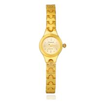 Relógio Dourado Feminino De Pulso Minimalista Quartz Pequeno - PENDULARI