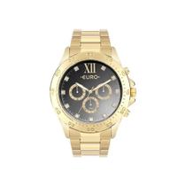 Relógio Dourado Feminino Euro Delux EUVD34AC/4P