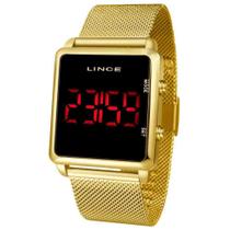 Relógio Dourado Feminino Lince MDG4596L
