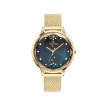 Relógio Dourado Feminino Technos Crystal 2036MQG/1A Relógio Dourado Feminino Technos Crystal 2036MQG/1A