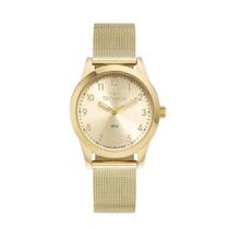 Relógio Dourado Feminino Technos Elegance 2035MUS/K1X