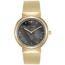 Relógio dourado feminino Technos Original Slim GL22AG/1P