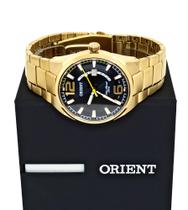 Relógio Dourado Masculino Orient Mgss1159 Original