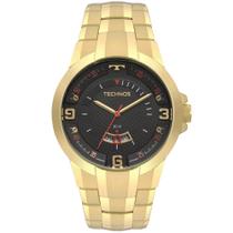 Relógio Dourado masculino technos original 2117lbe/4p