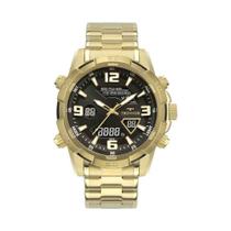 Relógio Dourado Masculino Technos Ts Digitech W23305AB/1P