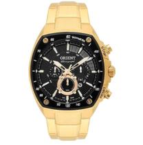 Relógio Dourado Orient Masculino Cronógrafo MGSSC021A P1KK