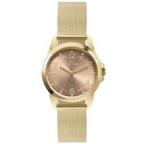 Relógio Dourado Technos Feminino Elegance 2035MTG/1T