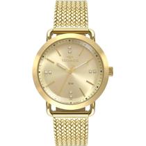 Relógio Dourado Technos Feminino Style 2036MMC/4X