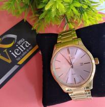 Relógio dourado technos Relógio dourado technos