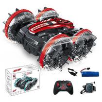 Relógio duplo RC Amphibious Stunt Car de 2,4 GHz com sensor de gestos