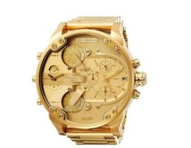 Relógio Dz7399 Dourado 57mm Caixa Aço Inox 4 máquinas Relógio Dz7399 Dourado 57mm Caixa Aço Inox 4 máquinas