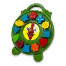 Relógio Educativo Brinquedo Infantil Didático De Encaixar - Divplast