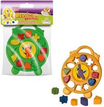 Relogio Educativo Didatico com Acessorios 26x20x3cm na Solapa - Divplast