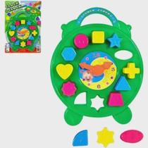 Relógio Educativo Didático Várias Peças Infantil Clock Clock - Pica Pau Relógio Educativo Didático Várias Peças Infantil Clock Clock - Pica Pau