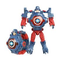 Relógio Eletrônico De Projeção Do Robô Deformável Do Homem-Aranha Para Meninos, Presente De Natal